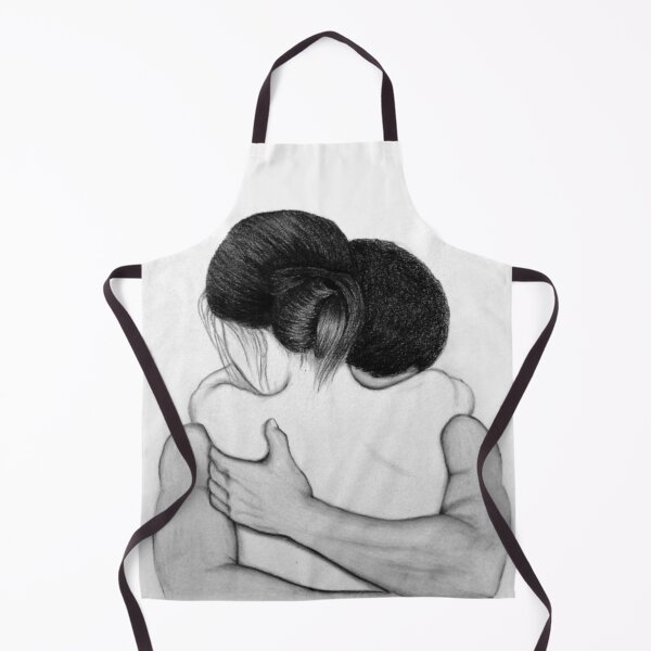 Item preview, Lovers hugging tight pencil drawing designed and sold by smailjr.