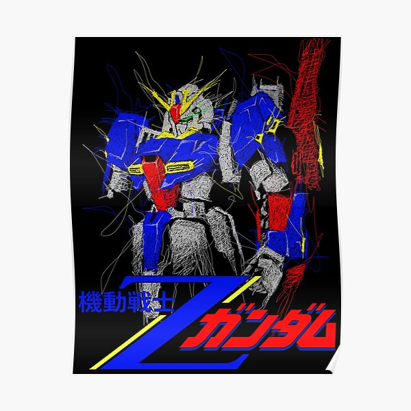 Zeta Gundam Posters Redbubble