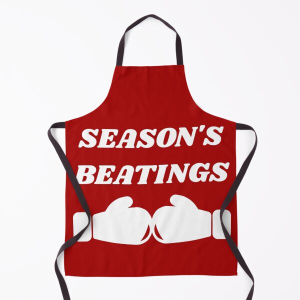 Item preview, Season's Beatings (Greetings) Boxing Christmas Joke designed and sold by GregFromThePeg.