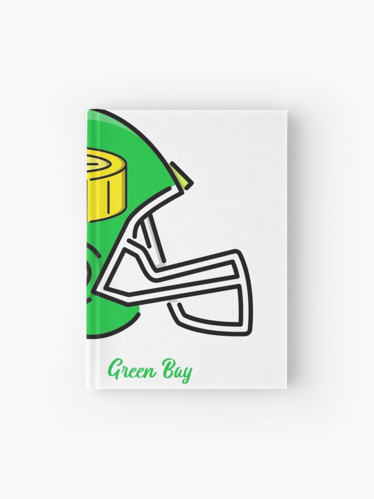 Cheesehead helmet. Green Bay | Hardcover Journal