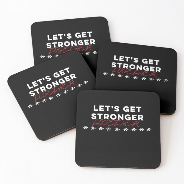 Item preview, Let's Get Stronger Together designed and sold by Graykat.