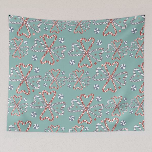 Item preview, Candy Cane Love in mint designed and sold by ArtsyEmma2.