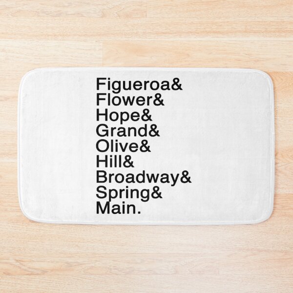 Item preview, DTLA Streets (black letters) designed and sold by plannie.