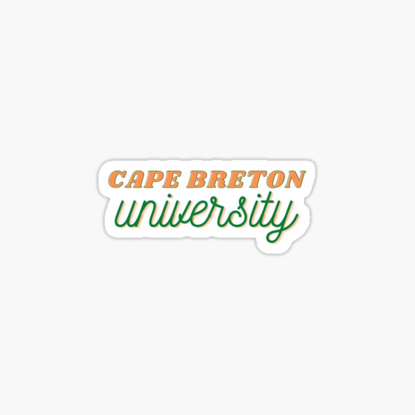 CAPE BRETON UNIVERSITY Sticker