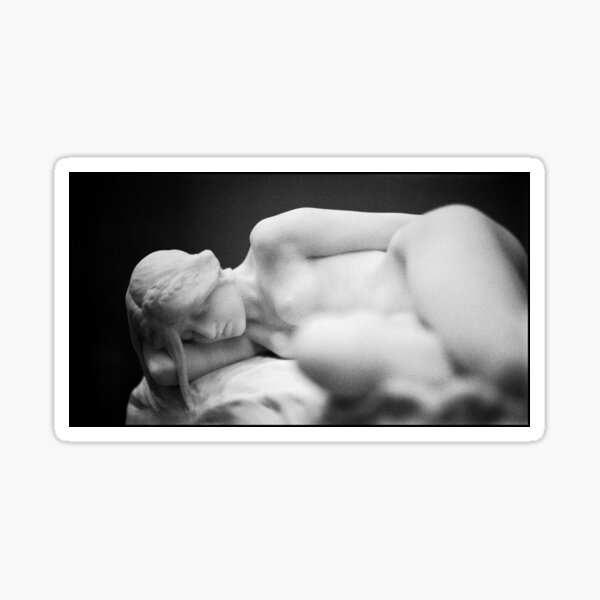 Sleeping beauty of stone Sticker