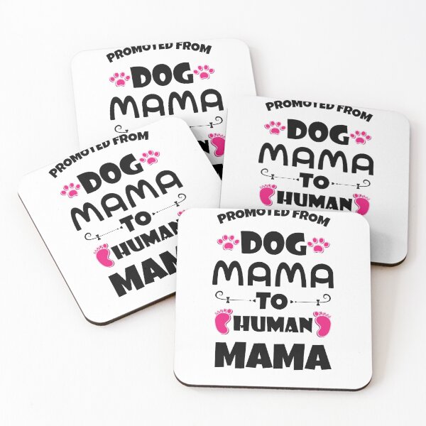 Item preview, Promoted From Dog Mama To Human Mama designed and sold by Beefytee.