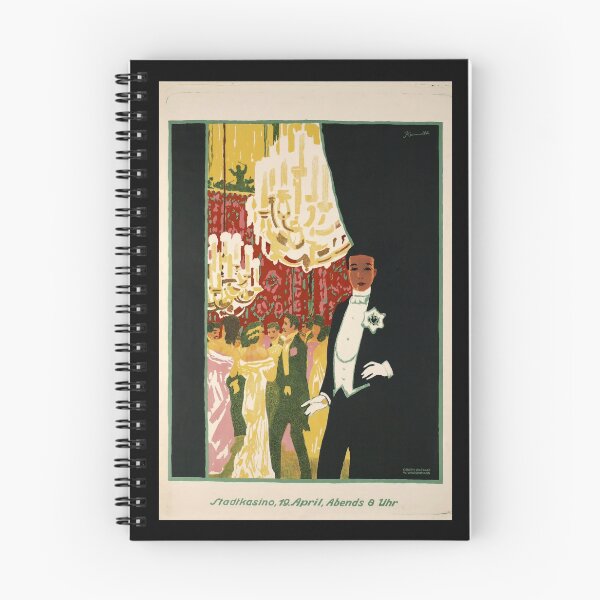 Item preview, retro stadtkasino vintage reclame designed and sold by CorasPosters.