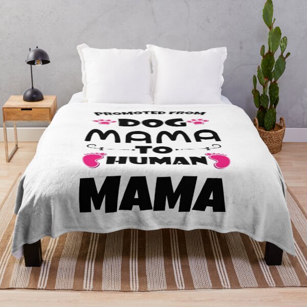 Item preview, Promoted From Dog Mama To Human Mama designed and sold by Beefytee.