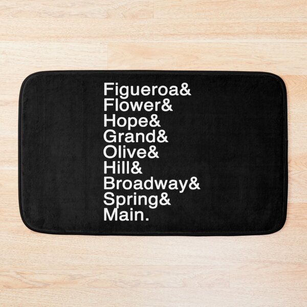 Item preview, DTLA Streets (white letters) designed and sold by plannie.