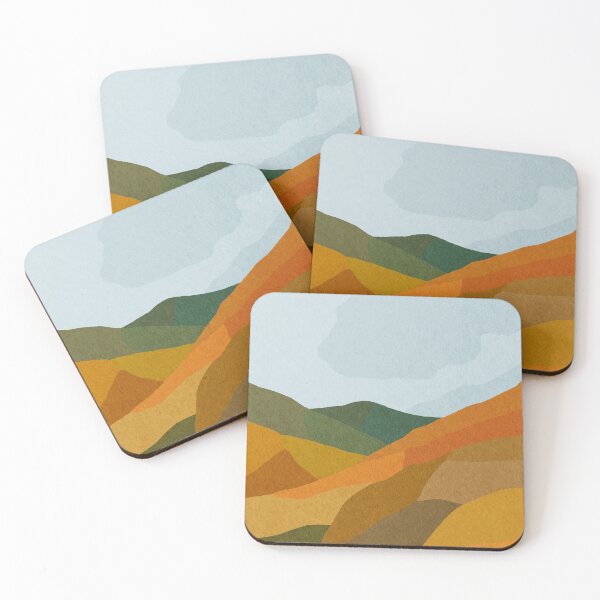 Item preview, Abstract landscape, Retro, Mid century art designed and sold by juliaemelian.