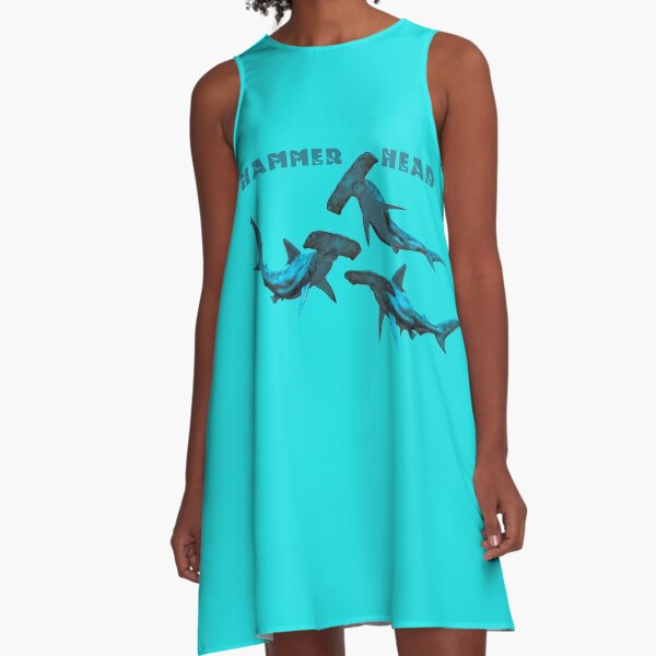 Hammerhead Sharks A-Line Dress