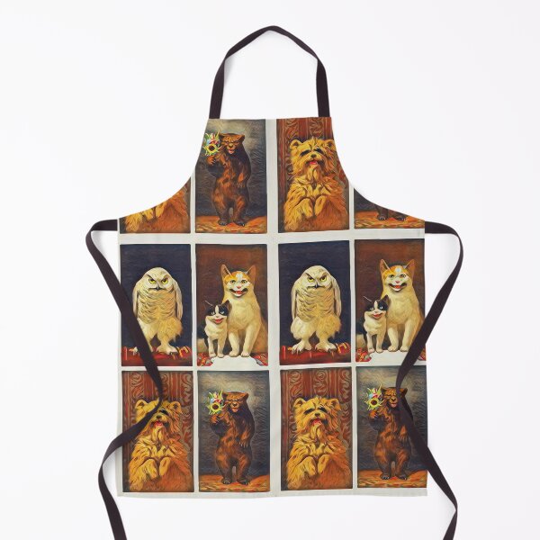 Item preview, Christmas Card Smiling Animals : Owls, Bears, Cats, and Dogs  designed and sold by Gordon Nelson.