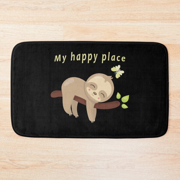 Item preview, My Happy Place Sloth designed and sold by MvuuStudio.