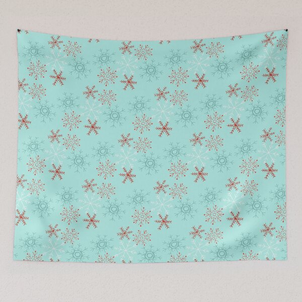 Item preview, Snowflake Connection on Blue  designed and sold by ArtsyEmma2.
