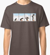 Camiseta clásica La evolución de los pingüinos