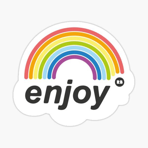 enjoyRB Rainbow Sticker