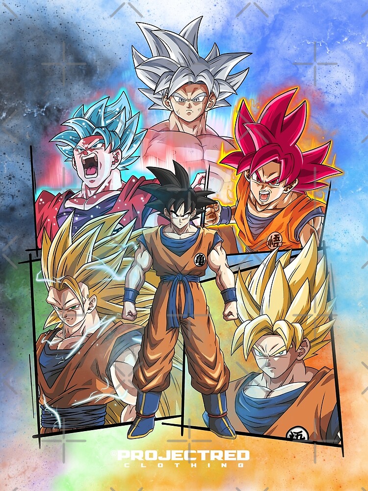 Dragon Ball Goku Ssj God Poster for Sale by StephanieBen