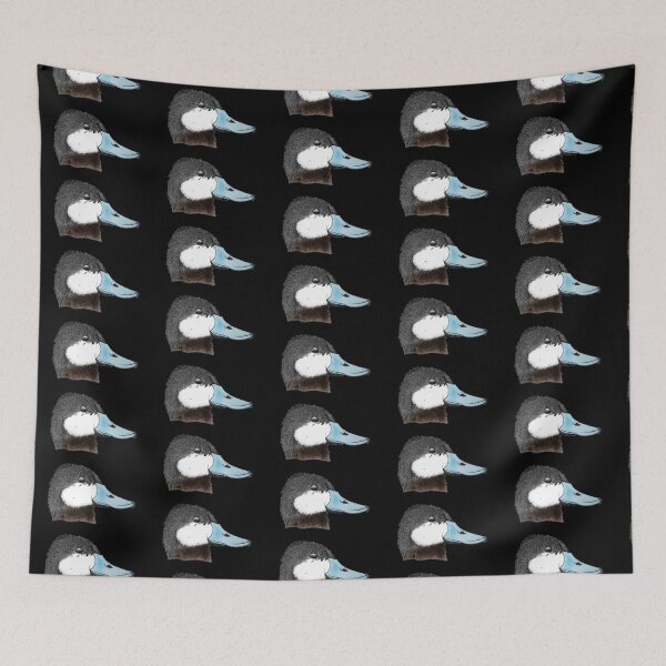 Item preview, Ruddy duck (Oxyura jamaicensis) - black designed and sold by Michaela Berdougo.