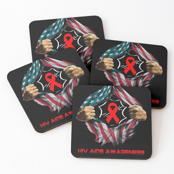 Item preview, HIV AIDS Awareness American Flag designed and sold by ArangoaStore.