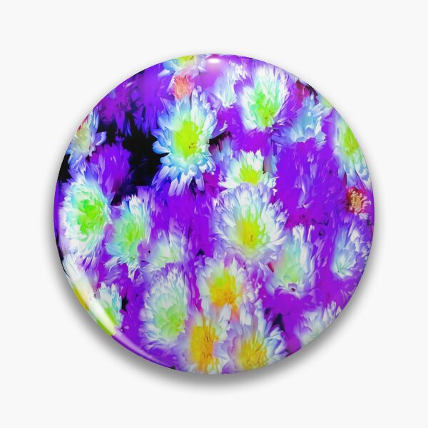 Item preview, Bright Purple Green Inverted Flowers designed and sold by wildjellybeans.