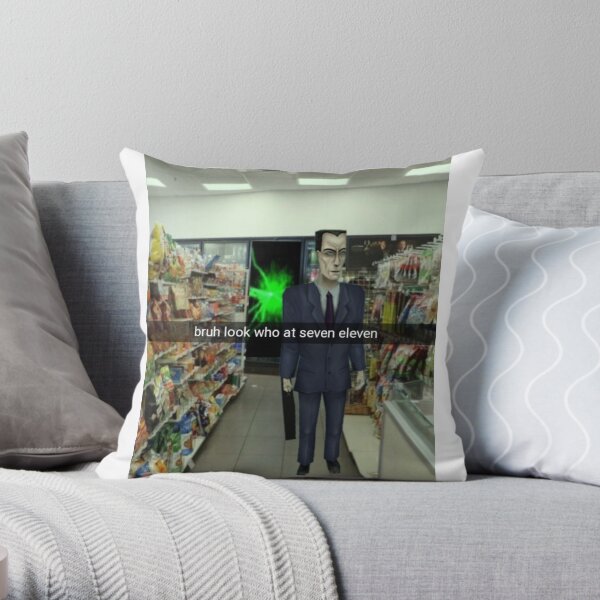 GMAN AT SEVEN ELEVEN Throw Pillow