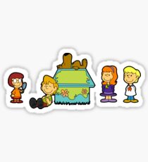 Shaggy Brown and The Scooby Crew Sticker