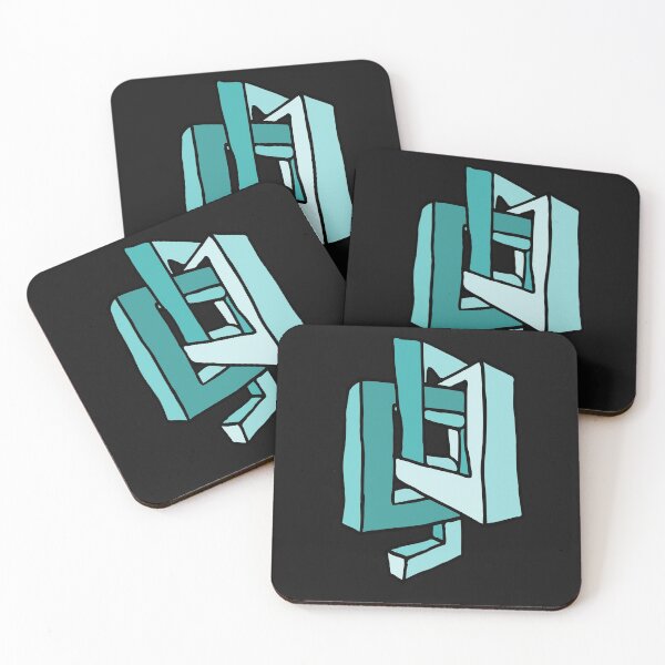 Item preview, Geometric Cyan Shapes designed and sold by Chubuter.