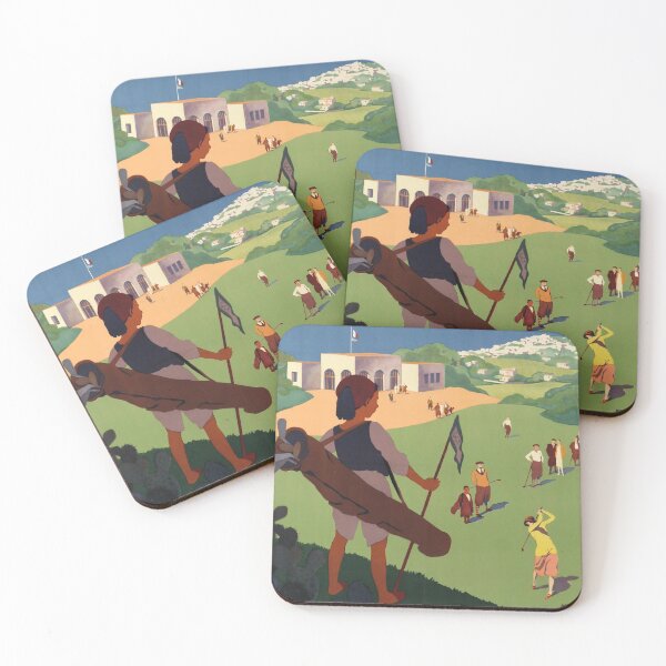 Item preview, retro tunis golf de la soukra vintage reclame designed and sold by CorasPosters.