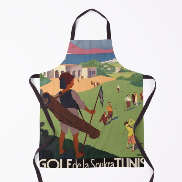Item preview, retro tunis golf de la soukra vintage reclame designed and sold by CorasPosters.