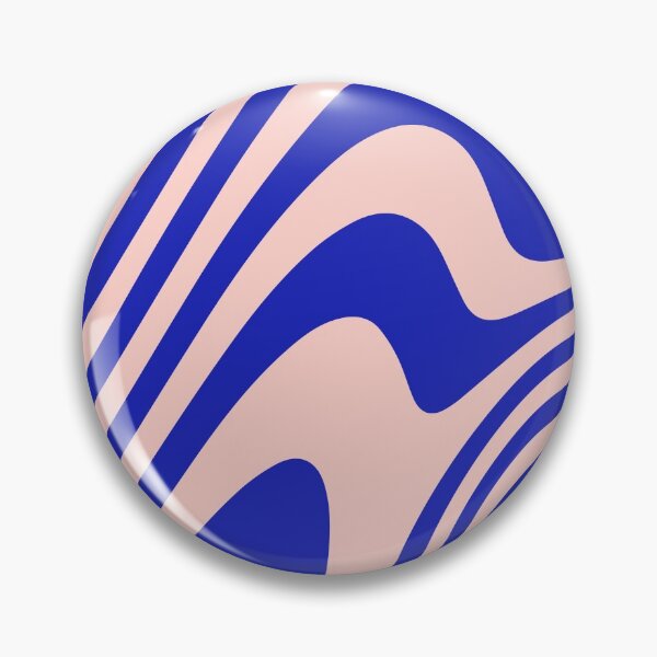 Item preview, Blue And Pink Zebra Grooves Abstract Pattern Art designed and sold by patternsoup.