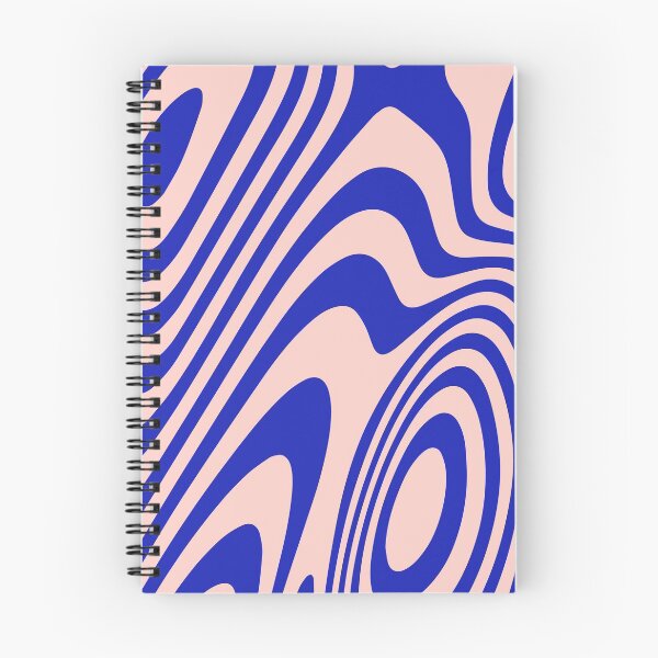 Item preview, Blue And Pink Zebra Grooves Abstract Pattern Art designed and sold by patternsoup.