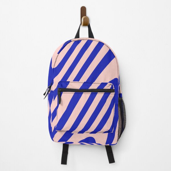 Item preview, Blue And Pink Zebra Grooves Abstract Pattern Art designed and sold by patternsoup.