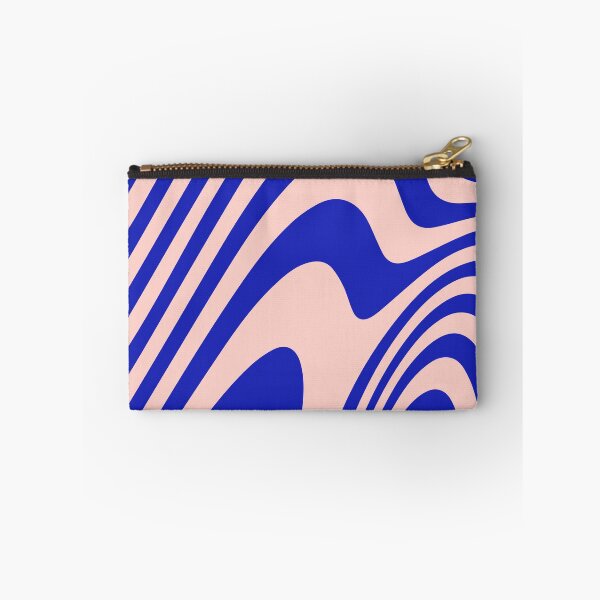 Item preview, Blue And Pink Zebra Grooves Abstract Pattern Art designed and sold by patternsoup.