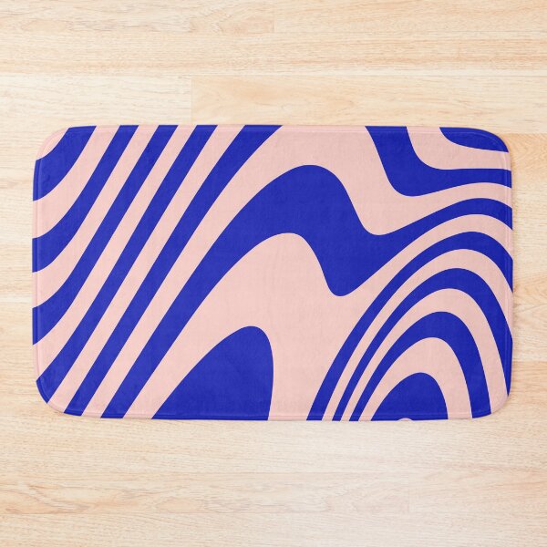Item preview, Blue And Pink Zebra Grooves Abstract Pattern Art designed and sold by patternsoup.