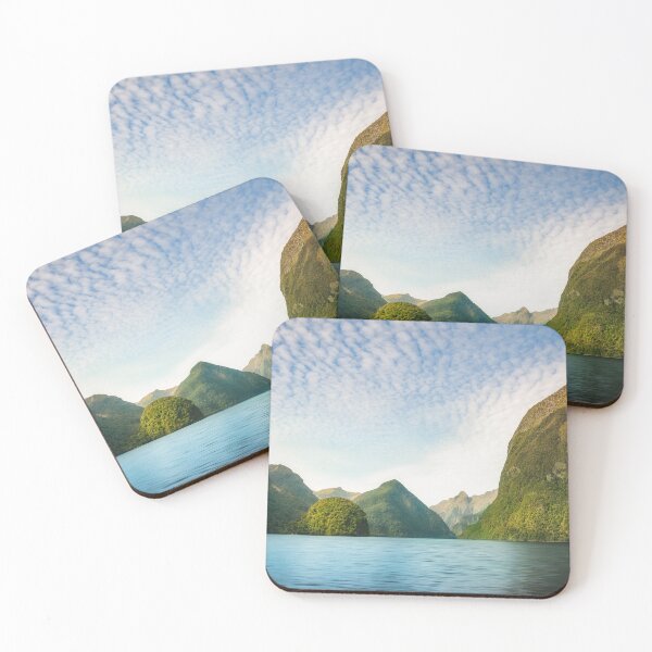Item preview, Mountain Range at Doubtful Sound that looks like a fantasy land. designed and sold by Danielasphotos.