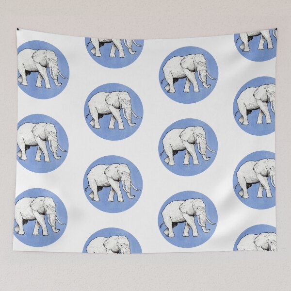 Item preview, Inktober 2020: Elephant designed and sold by Pamela Sommer.