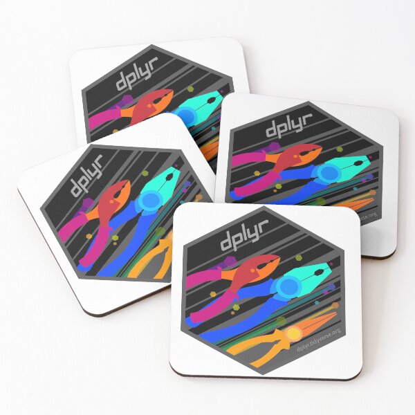 Item preview, dplyr 2020 Hexagonal Sticker designed and sold by MakeItSing.