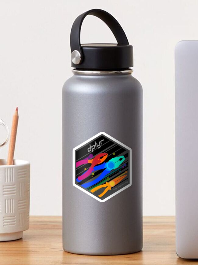 Thumbnail 1 von 3, Sticker, dplyr 2020 Sechskantaufkleber designt und verkauft von MakeItSing.