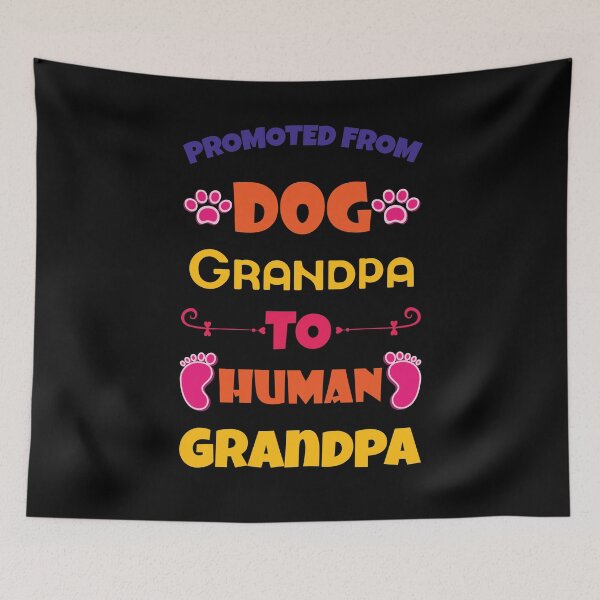 Item preview, Promoted From Dog Grandpa To Human Grandpa designed and sold by Beefytee.