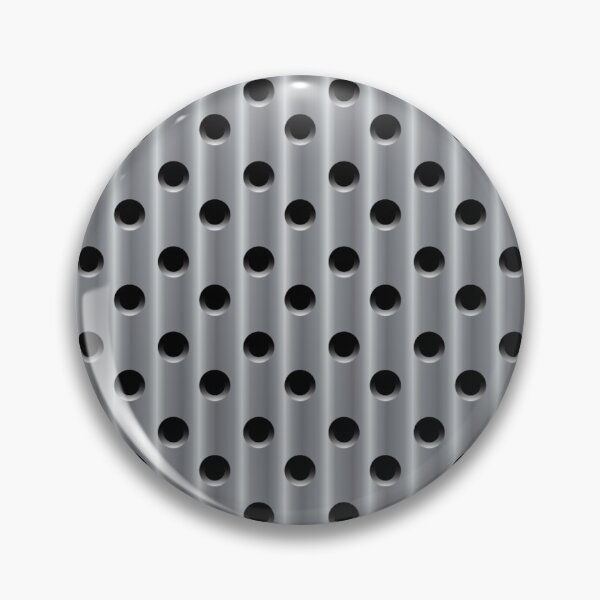 Item preview, perforated metal holes effect all over print designed and sold by trickydee.