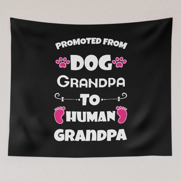 Item preview, Promoted From Dog Grandpa To Human Grandpa designed and sold by Beefytee.