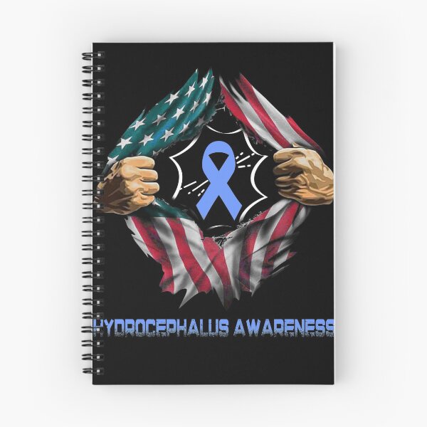 Item preview, Hydrocephalus Awareness American Flag designed and sold by ArangoaStore.