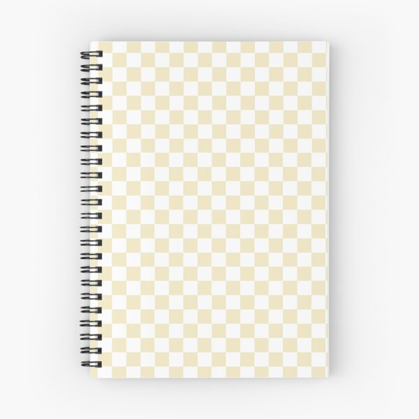 Item preview, Almond Oil and White Check Coloured Pattern - Chequered, Checkered, Checks designed and sold by MissCheck.