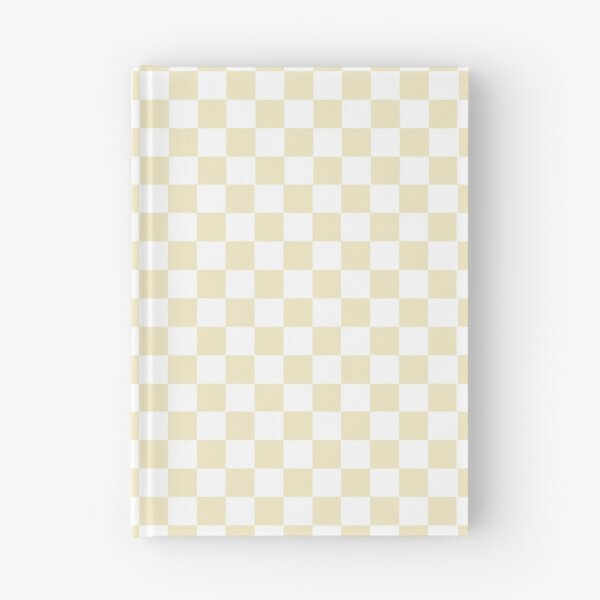 Item preview, Almond Oil and White Check Coloured Pattern - Chequered, Checkered, Checks designed and sold by MissCheck.
