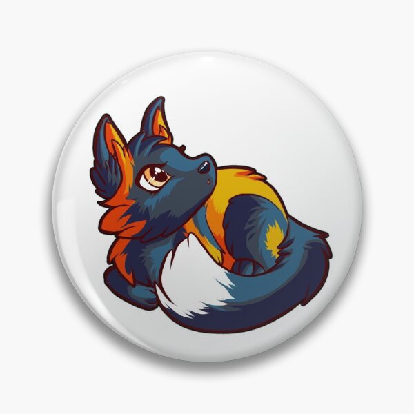 Item preview, Orange-Black Cross Fox Cutie designed and sold by DalesDrawing.