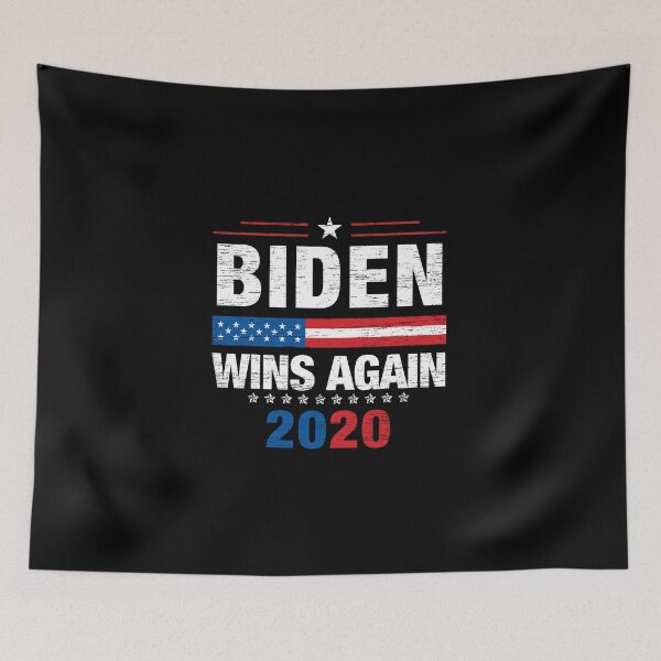 Item preview, Biden Wins Again 2020 American Flag designed and sold by DavisHasari.