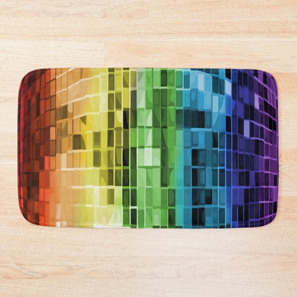 Item preview, Rainbow Disco Ball Pattern designed and sold by Deborah Camp.