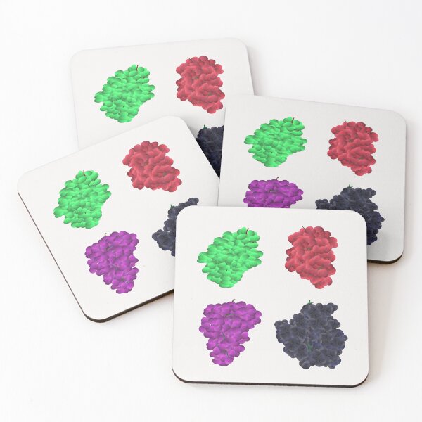 Item preview, Colorful Grapes (White) designed and sold by ArtByLM.