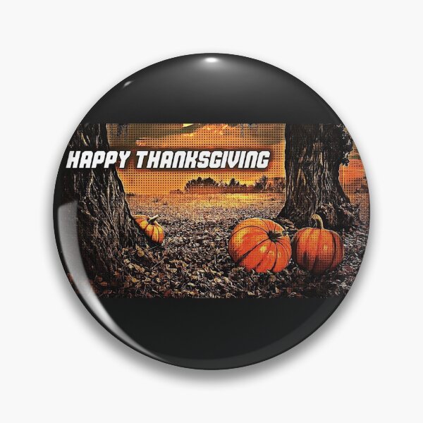 Item preview, Happy Thanksgiving (pumpkins in field) designed and sold by HamiltonmagicTs.