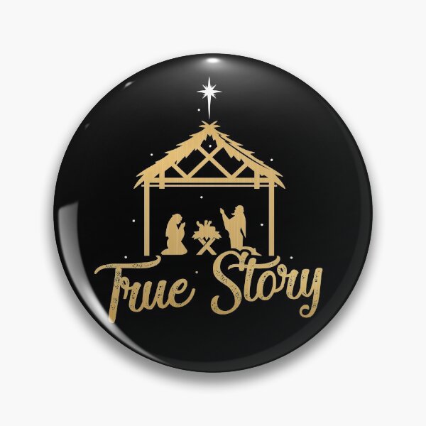 Item preview, True Story Christmas Advent Nativity Scene designed and sold by Dressed For  Duty.